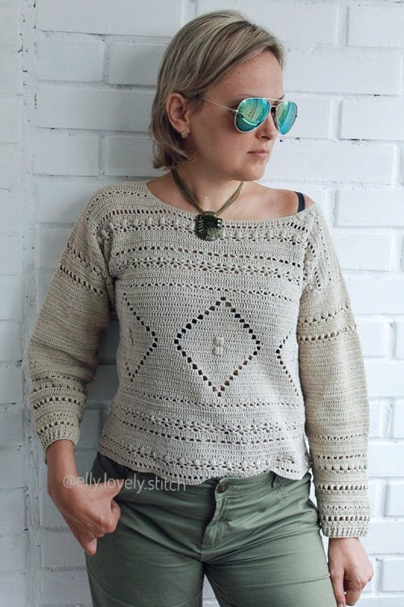 Crochet Summer Sweater Pattern PDF DIGITAL Download Etsy