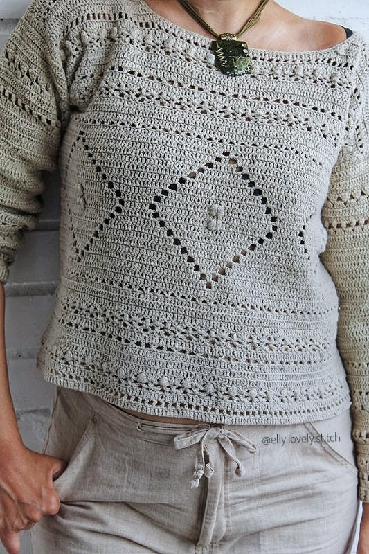 Crochet Summer Sweater Pattern PDF DIGITAL Download | Etsy