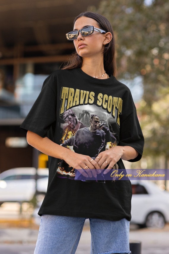 Travis Scott T-shirt Vintage Rap Tee - Travis Scott Merch