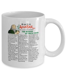 Avatar the last airbender the wisdom of uncle iroh coffee mug