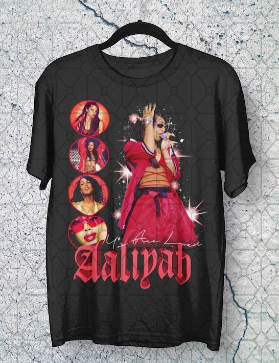 red aaliyah shirt