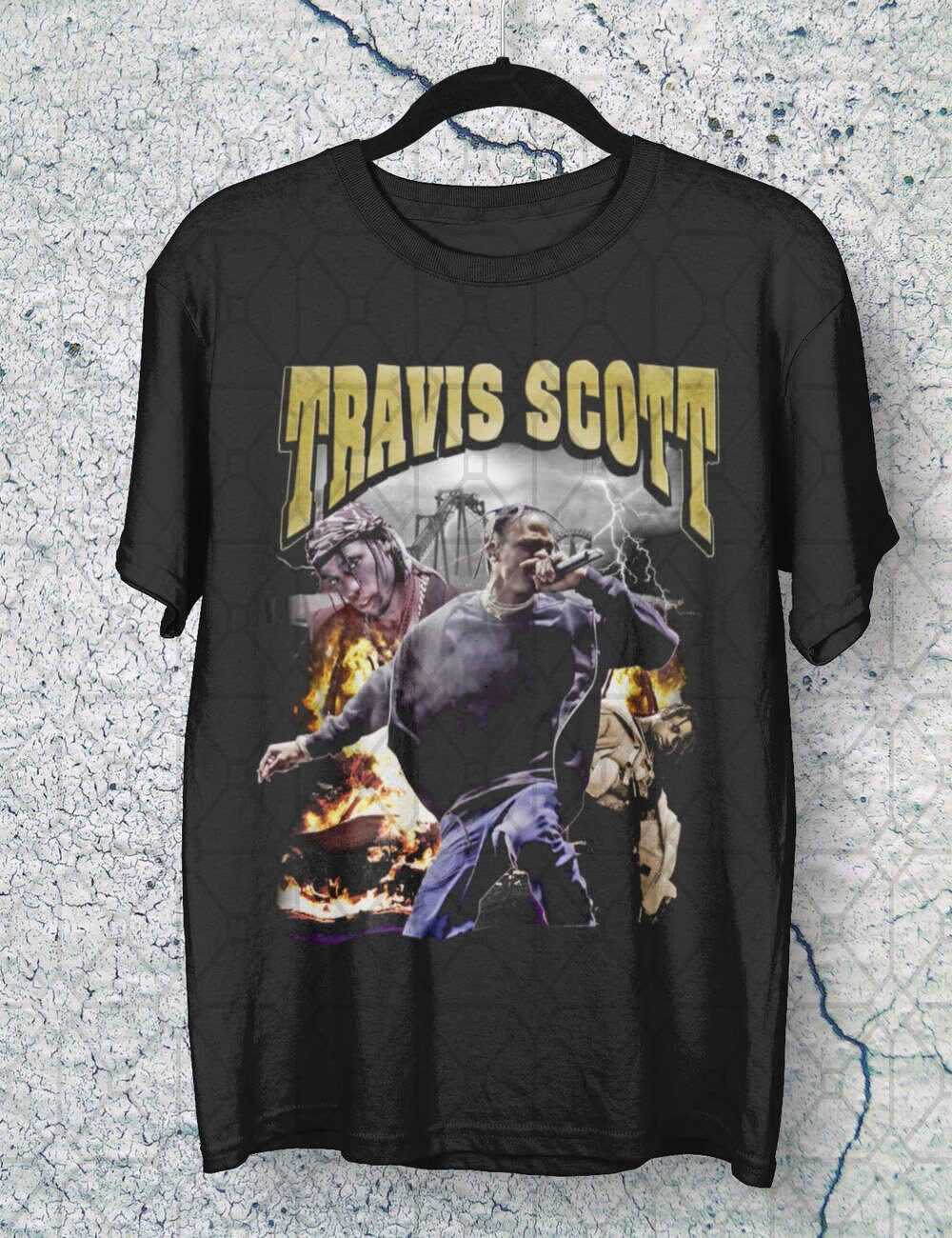 Travis Scott 90's Vintage T-shirt - Etsy