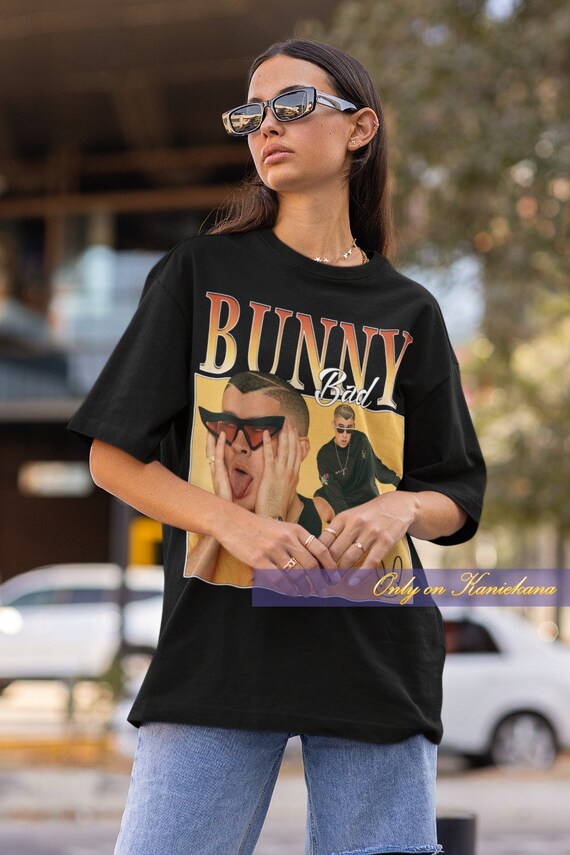 Bad bunny t shirt etsy Clearance