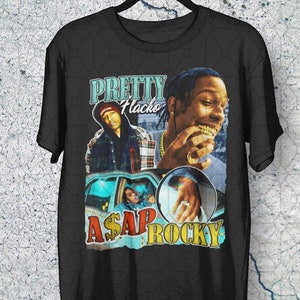 ASAP ROCKY Rap Hip Hop 90s Retro Vintage T Shirt New Men Women Size T-Shirt BR-22