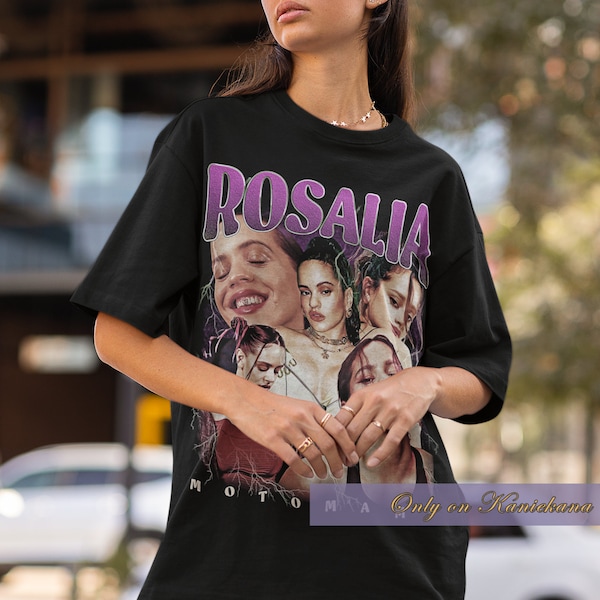 T-shirt Rosalia, chemise La Rosalia, t-shirt Rosalia Vila Tobella 90's art poster tour unisex tees shirt, t-shirt Rosalia