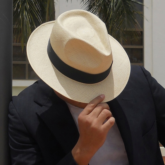 Sombrero de pita para hombre, Sombrero fedora para hombre -  México