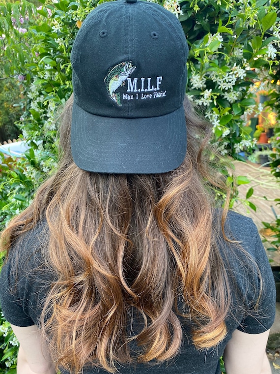 MILF Dad Hat Unisex One Size Fits All Machine Embroidered Dad Hat