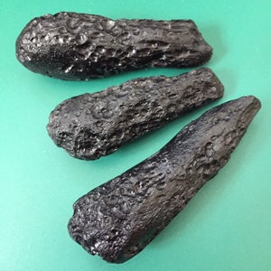 Tektite Natural Black Meteorite Thai Space Rock Rough Original ...