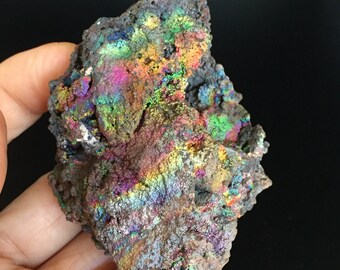 turgite iridescent hematite goethite rainbow stone lucky amulet gift 135 g