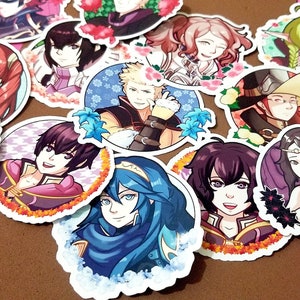 Fire Emblem Awakening Vinyl Stickers, Second Gen Children, Fire emblem Child units Sticker Pack, Cute Vinyl Stickers