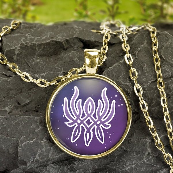 Crests of Fodlan Necklace, Fire Emblem Three Houses Necklace, Pendant Necklace