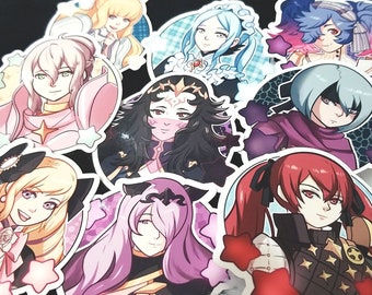 Fire Emblem Fates Vinyl Stickers, First Gen Nohr Route Mothers, Fire emblem Sticker Pack, Cute Vinyl Stickers