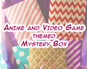Mystery Box - Random Anime, Manga, and Video Game items, anime mystery box, video game mystery box, gift box