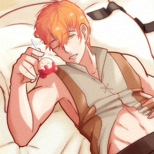 Fire Emblem Gaius Print, Fire Emblem Art Print, Wall Decor, Fire Emblem Heroes Art Print