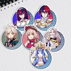 Lythos Vinyl Stickers, Fire emblem Engage Stickers , Die cut stickers