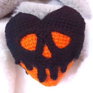 Customizable Plush Poisoned Heart, Halloween Plush, Stress ball