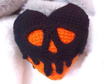 Customizable Plush Poisoned Heart, Halloween Plush, Stress ball