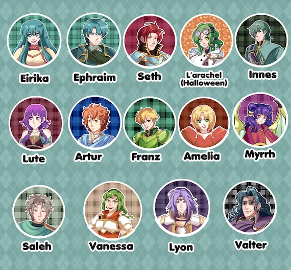 ファイアーエムブレム 聖魔の光石 - ボタン＆ステッカー - Etsy 日本