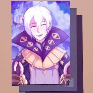 Fire Emblem, Henry S Support Print, Fire Emblem Art Print, Wall Decor, Fire Emblem Heroes Art Print