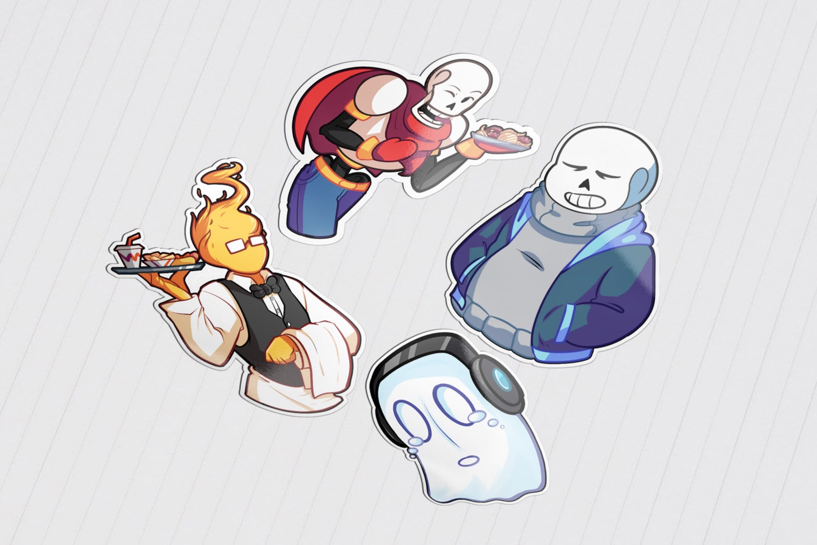 Undertale Vinyl Sticker Packs Undertale Stickers Die Cut Etsy