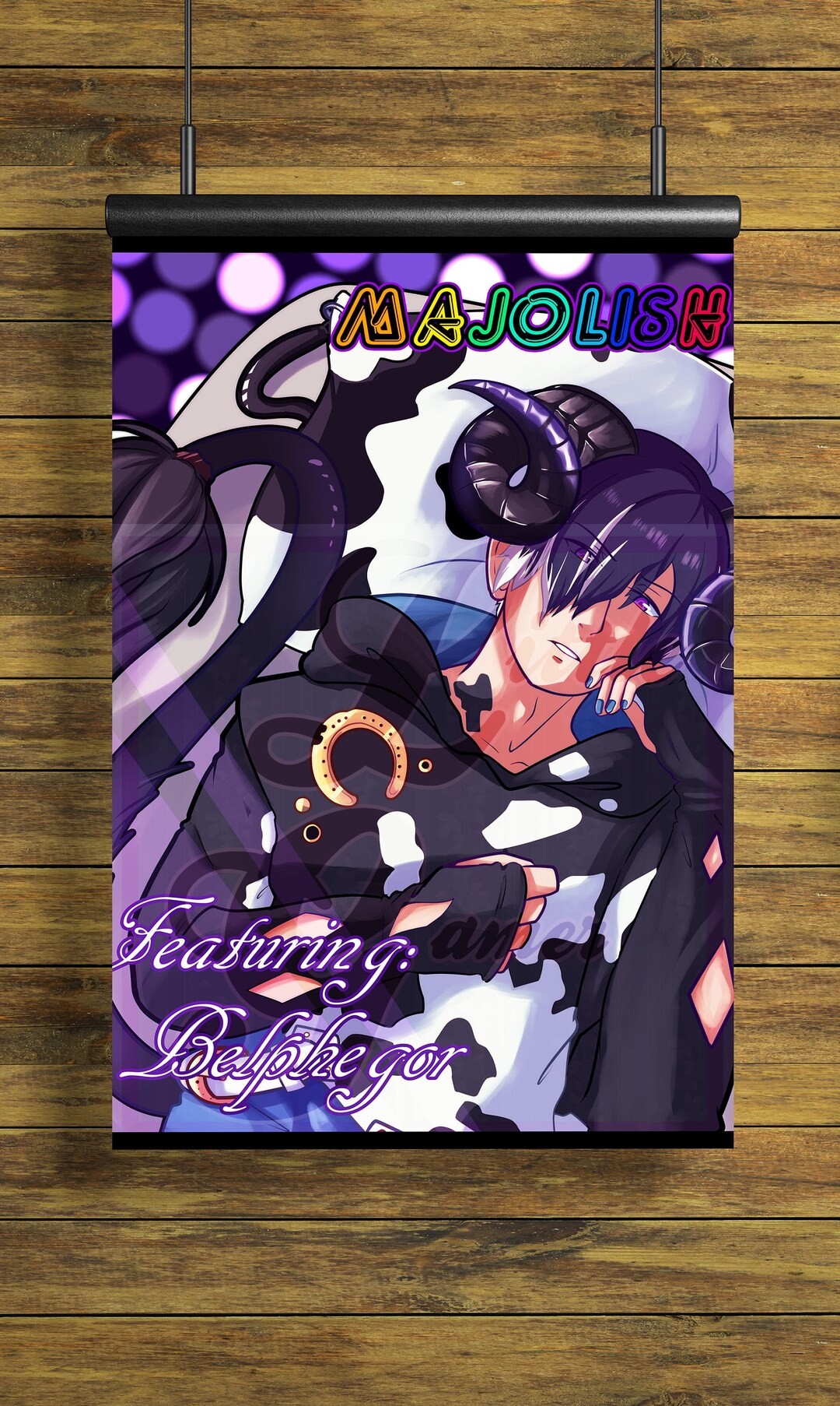 【リクエスト・オーダー商品：Belphegor様】 Obey Me!] 5th Anniversary Oil-in Acrylic Keychain / Belphegor