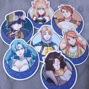 Firene Vinyl Stickers, Fire emblem Engage Stickers , Die cut stickers