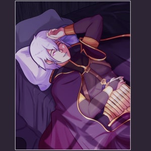 Fire Emblem, Henry promoted class Print, Fire Emblem Art Print, Wall Decor, Fire Emblem Heroes Art Print