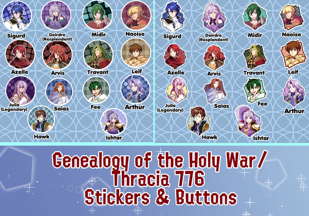 Fire Emblem Genealogy of the Holy War and Thracia 776 - Etsy