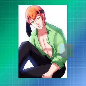 Fire Emblem, Dress Shirt Gaius Print, Fire Emblem Art Print, Wall Decor, Fire Emblem Heroes Art Print