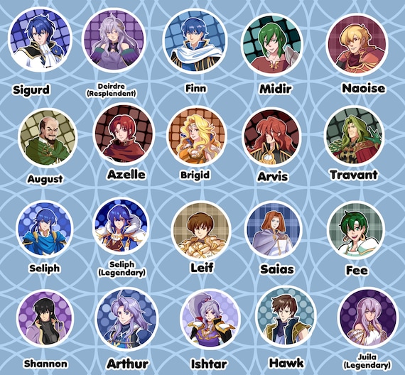 ファイアーエムブレム 聖戦の系譜とトラキア776 - ボタン＆ステッカー