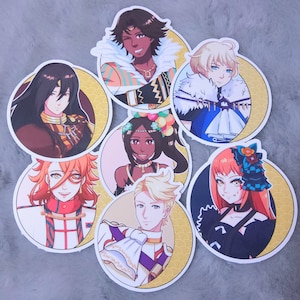 Solm Vinyl Stickers, Fire emblem Engage Stickers , Die cut stickers