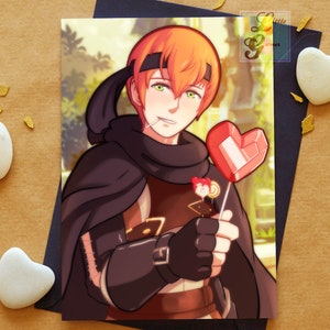 Fire Emblem, Gaius S Support Print, Fire Emblem Art Print, Wall Decor, Fire Emblem Heroes Art Print