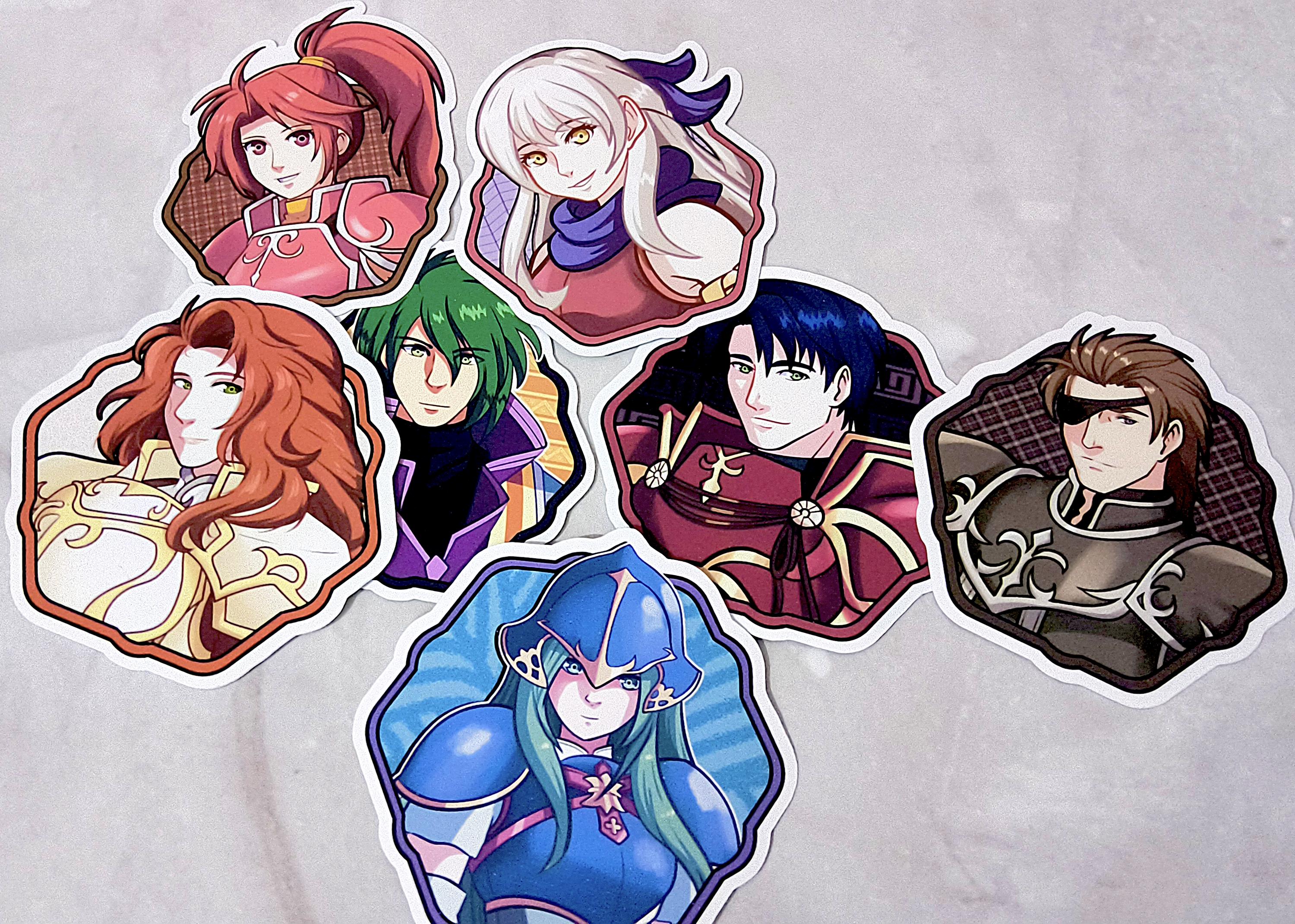 ファイアーエムブレム 蒼炎の軌跡と暁の女神 - ボタンとステッカー