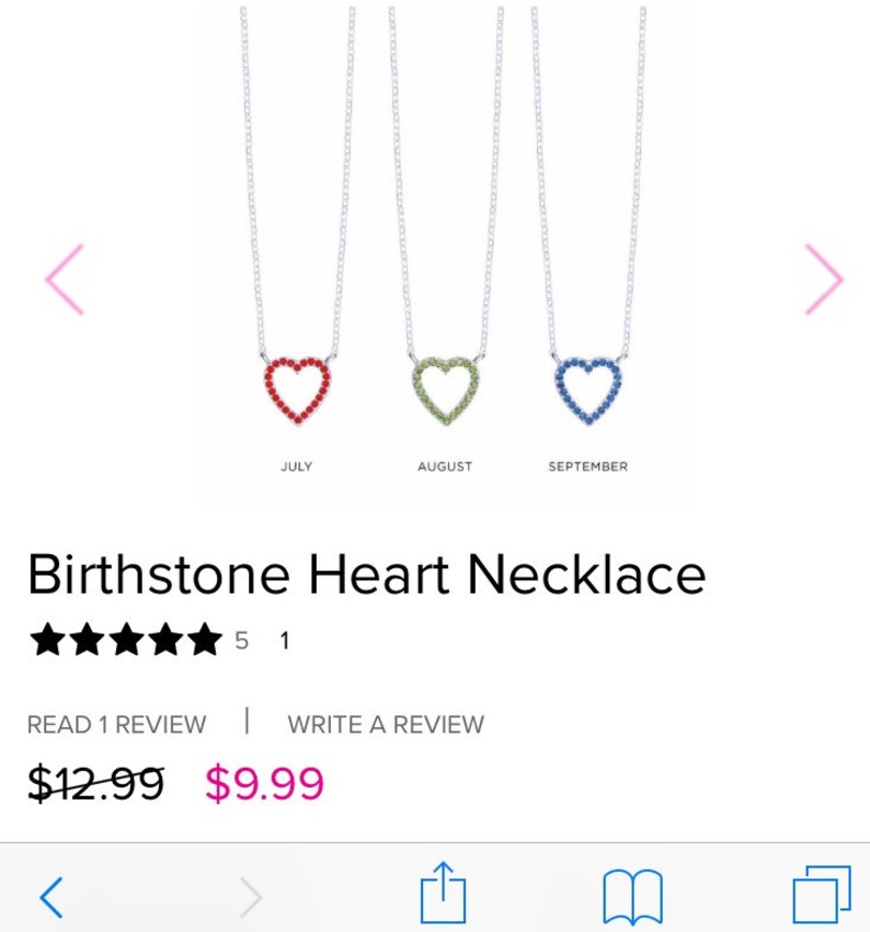 Birthstone Necklace image 4