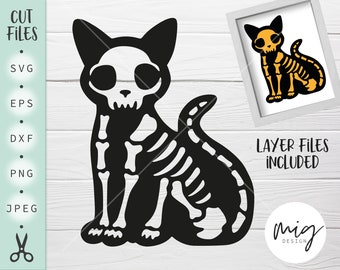 Download Skull Cat Svg Etsy PSD Mockup Templates