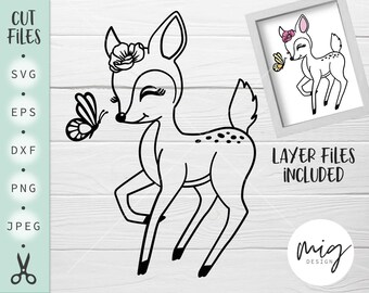 Download Baby Deer Svg Etsy