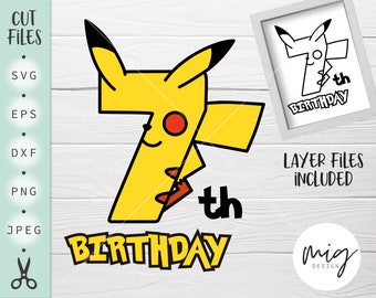 Download Pokemon Birthday Svg Etsy