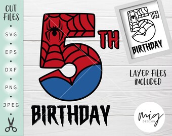 Download 5th Birthday Svg Etsy