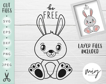 Download Rabbit Svg Free Etsy