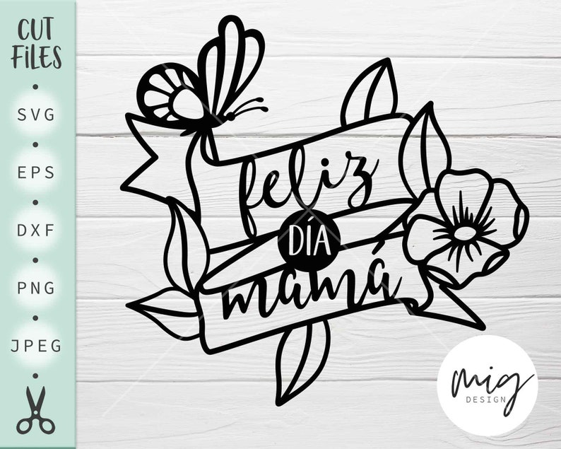 Download Feliz dia mama svg Blessed Mama SVG Cricut Silhouette | Etsy