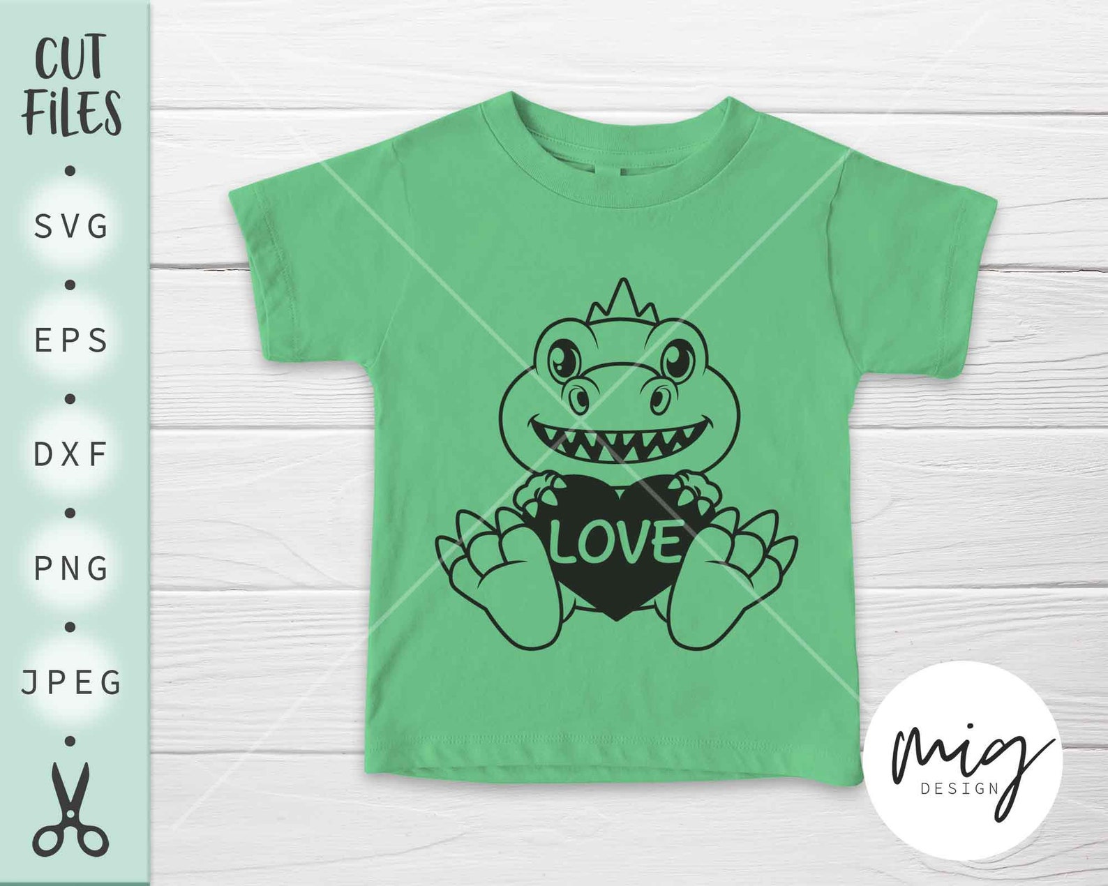Download Dinosaur Love Heart SVG Dinosaur Love SVG Dino love baby ...
