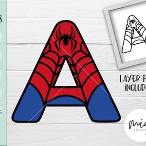 spiderman alphabet letters numbers clip art graphics etsy singapore