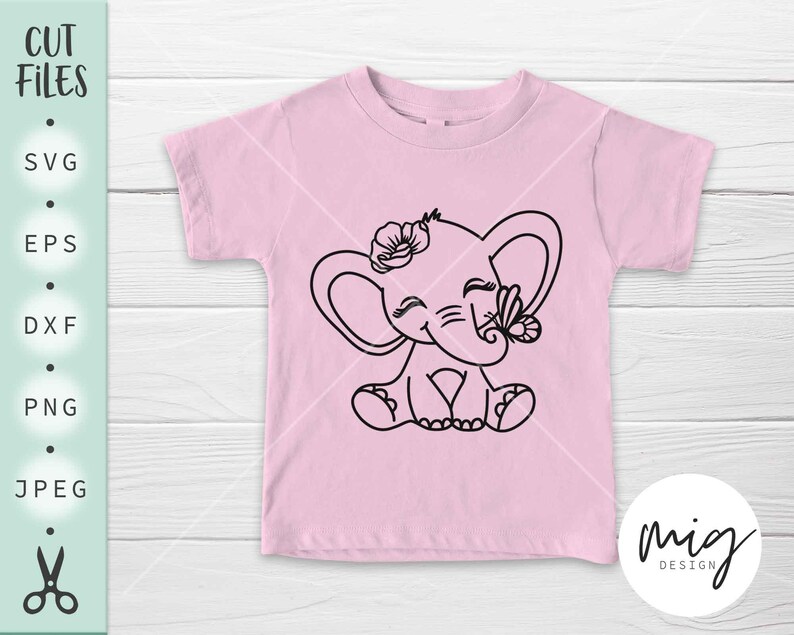 Free Free 158 Pink Baby Elephant Svg SVG PNG EPS DXF File