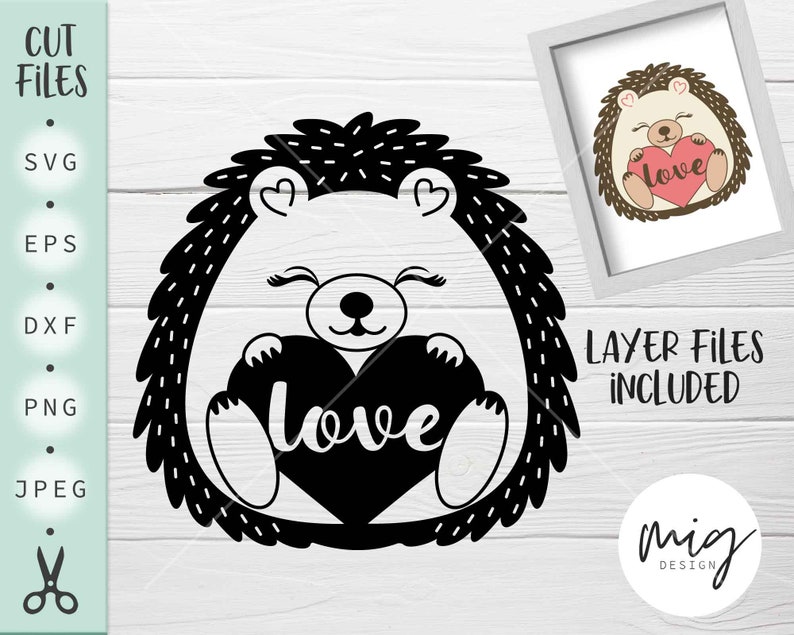 Download Hedgehog SVG Hedgehog Love SVG Hedgehog Love Baby Hedgehog ...