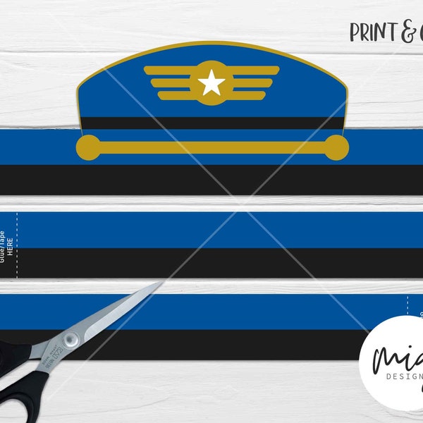 Pilot Hat - Etsy