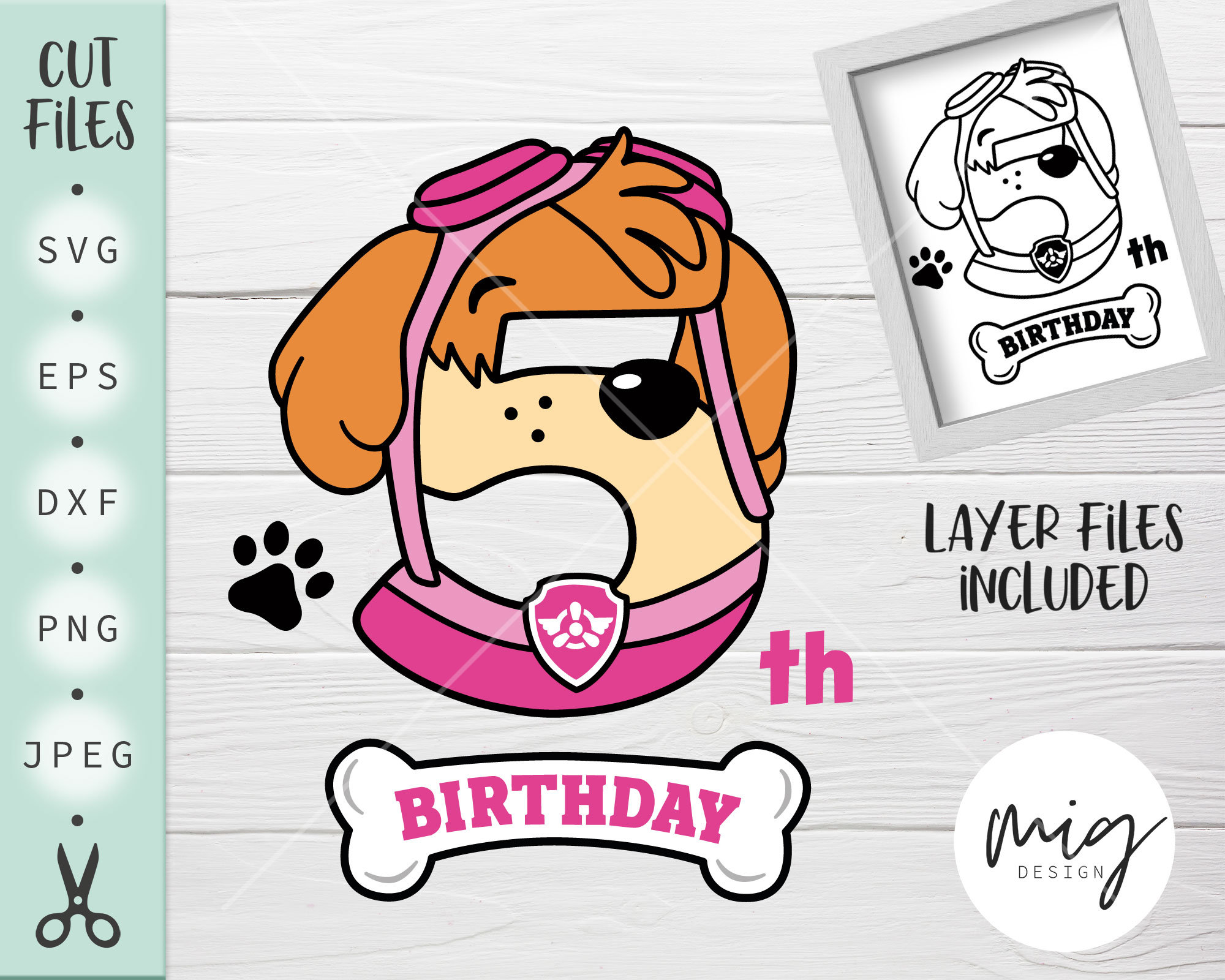 free 1st birthday paw patrol skye svg pattern for shirts free 1st birthday paw patrol skye svg pattern for shirts