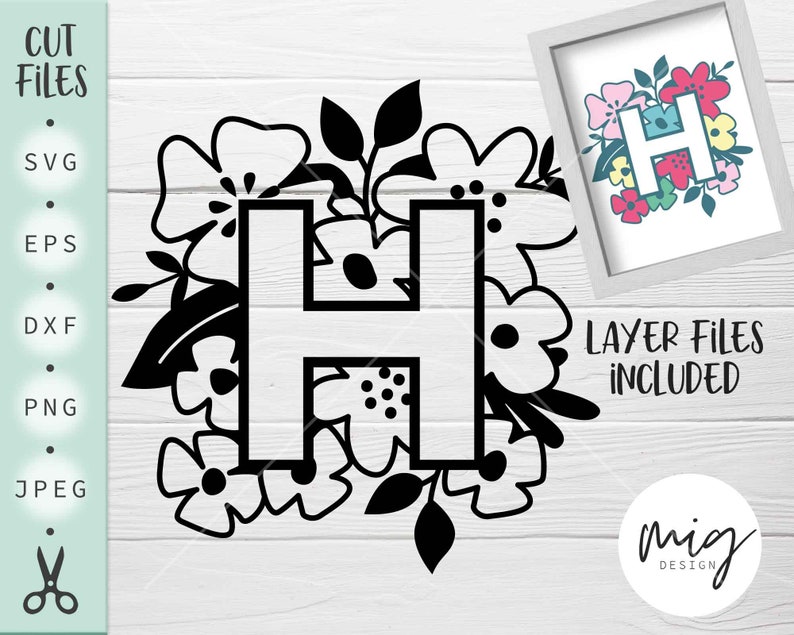 Download Floral Font Svg Flower Letter H Svg Floral Letter H Svg Botanical Alphabet Svg Letter H Svg Monogram Font Svg Floral Alphabet H Svg Clip Art Art Collectibles