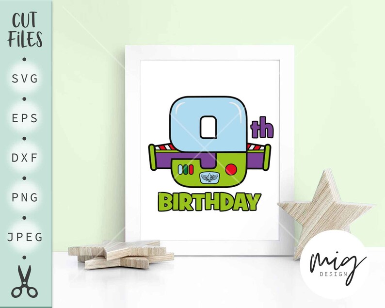 Download 9th Birthday svg Nine SVG buzz lightyear nine Birthday ...