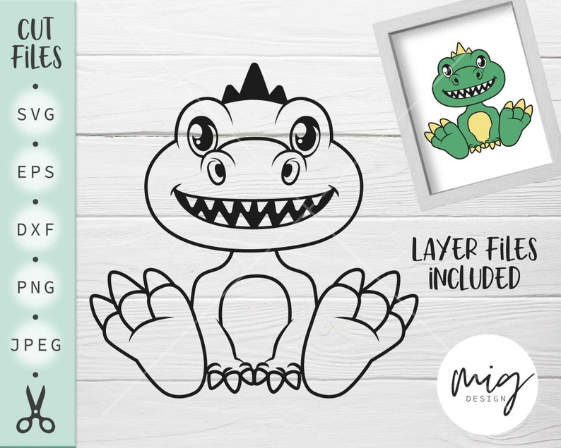 Download Art Collectibles Clip Art Dinosaur Svg Dxf Baby Dinosaur Svg Dino Jpg Cricut Baby Dinosaur Svg Png Instant Download Eps Silhouette Cut File Svg