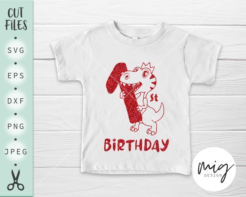 Download 1st Birthday svg One SVG Dino One Birthday Dinosaur | Etsy